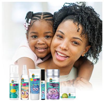 China Organic Moms' Little Monster Hair Mousse Styling Mousse Set To Achieve Healthy Curl Definition for sale