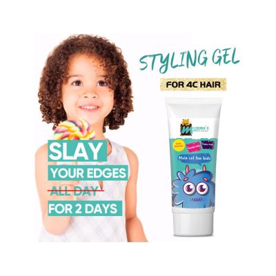 China Organic Natural Anti Fall Hair Gel Kids Strong Curl Enhancer Gel For African American Hair for sale