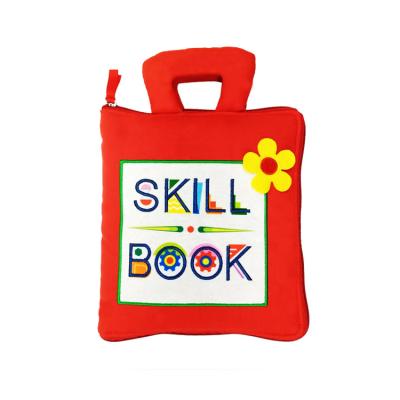 China Learning First Infant To Preschool Education Daily Life My First Fold Cloth Book New Baby Soft Book Felt Quiet Skill Toddler Busy Cloth Book for sale