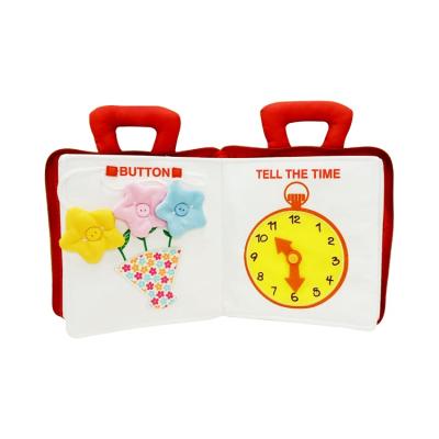 China Study of 2020 Children's Child Baby Busy Interactive Felt Quiet Cloth Book Children's Daily Life Cloth Books for sale