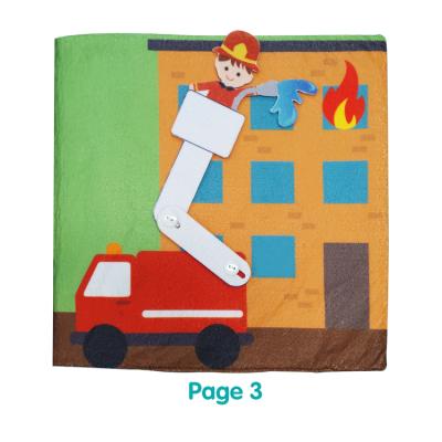 China Study of Eco-friendly Cloth Baby Educational Cloth Book to Daily Life for sale