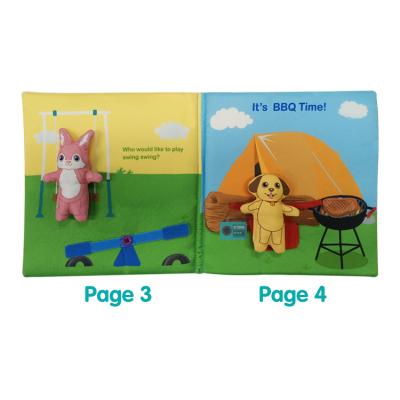 China The study of the rainbow to everyday life Miao felt busy quiet children activity cloth book for sale