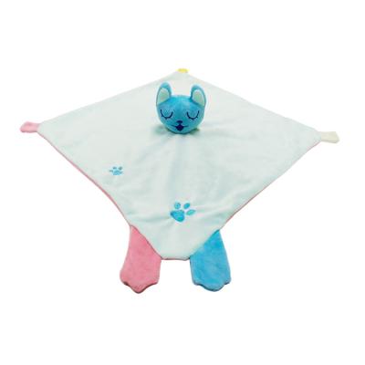 China Soothe Your Stuffed Baby's Mood Rainbow Cat Babies Plush Soothing Toys Safety Towels Newbrons Soft Relieving Towel Sleep Toys for sale