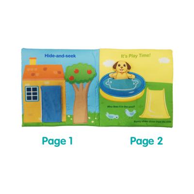 China Study of Baby Toys Daily Life Busy Quiet Cloth Fun Soft Book for Children for sale