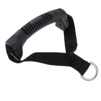 China Eco-Friendly Portable Rubber Pair Nylon Webbing Gym Resistance Bands Exercise Grips for sale