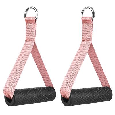 China Premium Durable Eco - Friendly Home Gym Exercise Handles Resistance Band Handle Grip Cable Machine Attachment Handles for sale