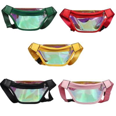 China Color Trendy Casual Crossover Holographic Metallic Glitter Praise Bag Shiny Pussy Pack Kids Waist Bag Kids Body Water Proof Good-for-Nothing for sale