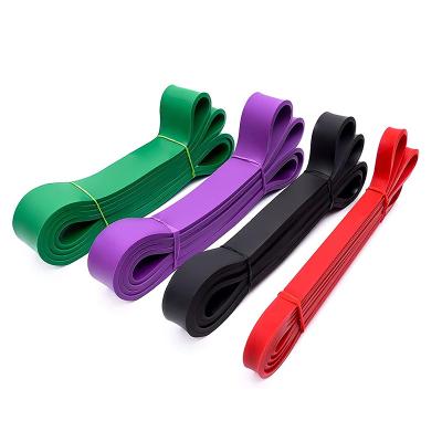 China Hot Selling Custom 4.4cm Wide Band Workout Exercise Gym Yoga Fitness Has One Amazon Sets Resistance Bands for sale