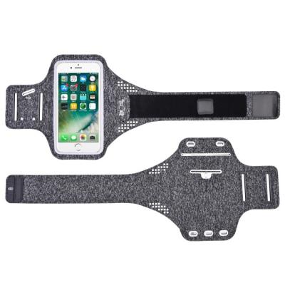 China Free Sample Unisex Universal Custom Man Woman Shockproof Sports Reflective Phone Holder Running Armband for sale