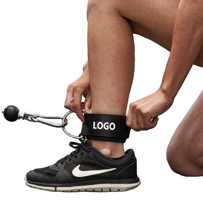 China Eco-friendly mini and portable gym ankle straps, can be used with most standard cable systems, functional and resistance trainers for sale