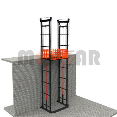 China Freight Elevators 5 Ton Mezzanine Goods Lift Freight Elevators Goods Lift for sale