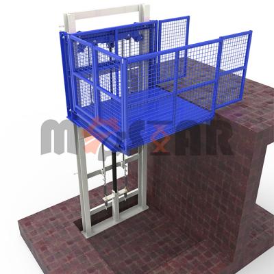 China Goods Platform Lifts 2.3m Small Goods Lift Goods Platform Lifts Material Lift For Tire for sale