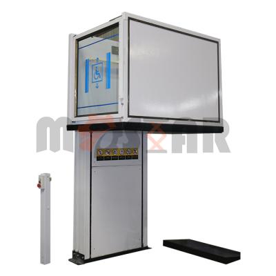 China Handicap Vertical Wheelchair Lift Elevator Lift Platform Handicap Lifts for sale