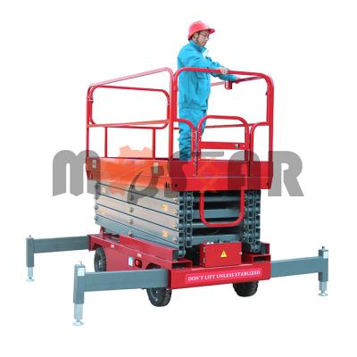 China Mobile Scissor Lift 10m Mobile Hydraulic Mobile Scissor Lift Mobile Scissor Lift Platform for sale