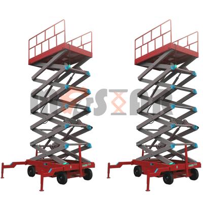 China Vertical Scissor Man Lift Movable Scissor Man Lift Scissor Lift Hydraulic Man Lift for sale