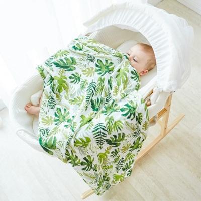 China Baby Bath Towel Bamboo Cotton Safety Anti-Static Wrap Wrap Muslin Blanket Super Soft for sale