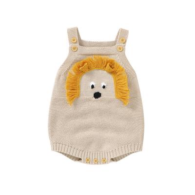 China 100% Cotton No MOQ Fashionable 100% Cotton Baby Boy Spring Clothes Cute Animal Pattern Rompers Jumpsuit for sale