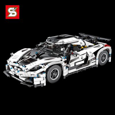 China Building Toy SY 8607 1275PCS Assembling Blocks Educational Diy Toys Cool Kit Building Block Sports Car Sets Koenigsegg Baustein for sale