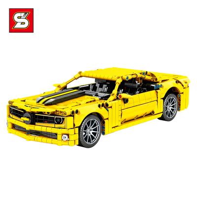 China Educational Building Toy SY 8617 1099Pcs Diy Remote Toys Model Bricks Radio Control Assembling Electric Rc Building Block Sports Car Sets for sale