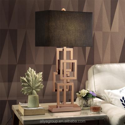 China Italian luxury luxury bed furniture design side table lamp for modern bed room for sale