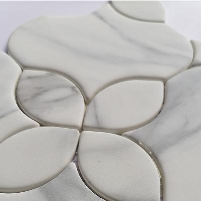 China Parquet 30x30mm Bathroom Wall Decor Tile Swimming Pool Glass Mosaic Supplier for sale