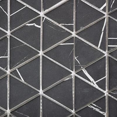 China Decorative Parquet Wall Recycle Glass Ceramic Mosaic For Swimming Pool Prices for sale