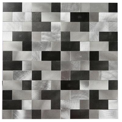 China High Quality Silver Mosaic Flooring Factory Price PVC Mosaic Peel and Stick Backsplashed for sale