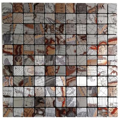 China Wholesale Cheap Square Parquet Peel And Stick Mosaic Slab Interior Wall Best Quality for sale