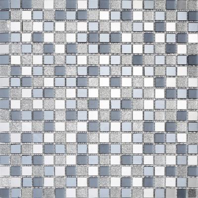 China Modern Design Parquet Mosaic Slab For Floor And Wall Decoration Crystal Glass Mirror for sale