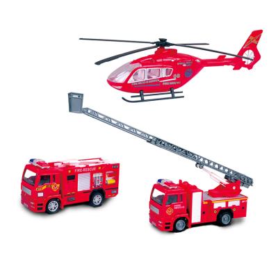 China Slide Sell Well New Type Fire Truck Fits Diecast Car Model Toys for sale