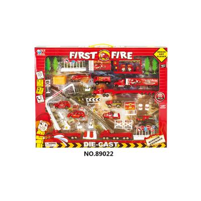 China Slide Low Price Guaranteed Quality Fire Truck Fits Diecast Car Models Toys for sale