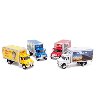 China American Style Minivan Single Door Slide Die Cast Metal Mini Small Toys Model Cars for sale