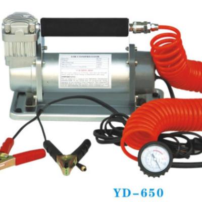 China New Design 40mm Cylinder Air Compressor DC 12V OEM Big Power YD-650 YD-650 Single Automotive Car Pump for sale