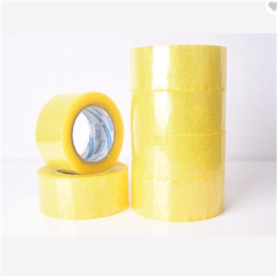 China New Waterproof Adhesive Tapes Strong Adhesive Transparent Single Side Packaging Tape Custom for sale