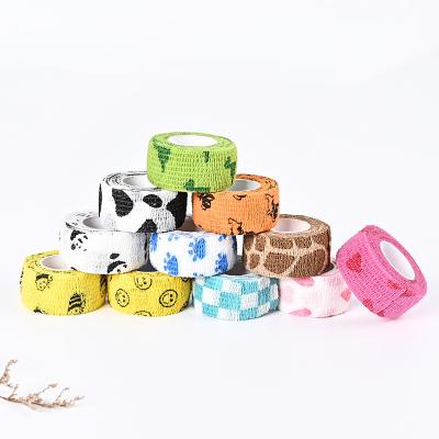 China Best Sale Hard wearing Fabric Breathable Cohesive Elastic Protect Finger Bandage for sale