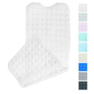 China Natural Rubber Non Slip Baby Bath Anti Slip Waterproof Tub Mat Custom Non Slip Drain Holes for sale