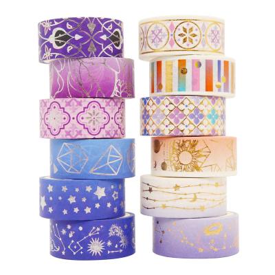 China Masking Paper Supplies Arts Scrapbook DIY Crafts Gift Wrapping Holiday Decoration colorful printed adhesive tape film for sale