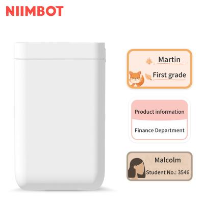 China 2022 NEW NiiMbot D101 Black And White Easy To Use Baby Kids Thermal Label Maker For Toy Collection Lunch Box Cup Tag Clothing Management for sale