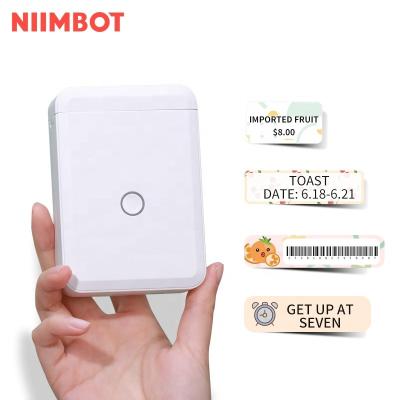 China NiiMbot D110 portable label printer 15mm label sticker new model cheap hot custom thermal black and white barcode logo for sale