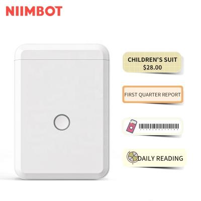 China New cheap black and white 15mm pocket printer NiiMbot D110 thermal direct name sticker label printer for Christmas for sale