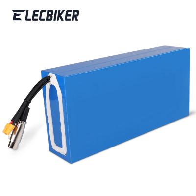 China Electric bike 48V battery 40AH PVC lithium battery pack for ebike 1000w powerful rechargeable 18650 cell charger for sale