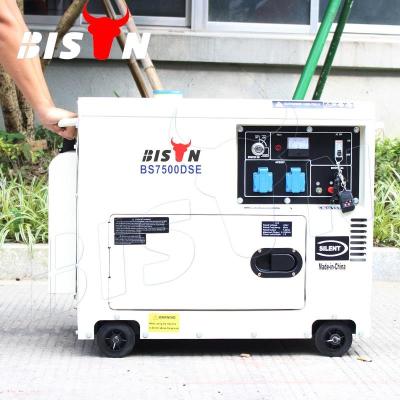 China Generator Supply Electric Power for Bison Super Silent Diesel Generator 5kw Home Power Use Portable 5kva Diesel Generators for sale