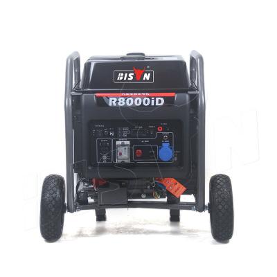 China Generator Supply Electric Power BISON Inverter Generator 7kw Machine Generator Inverter Remote Start for sale