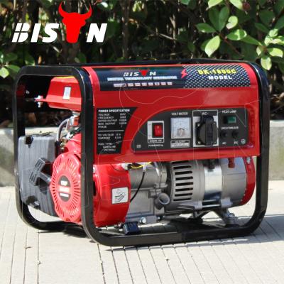 China Small Generator Supply Electric Power BISON Portable Generator 1 KVA Generator Set Without Fuel for sale