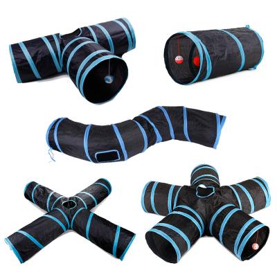 China New Design Viable Multiple Styles Rising Collapsible Tunnel Toy Cat Toy Interactive for sale