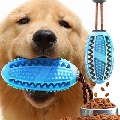 China Durable Super Durable Indestructable Teeth Toothbrush Treat Dispenser Pet Rubber Chew Toys Dog for sale