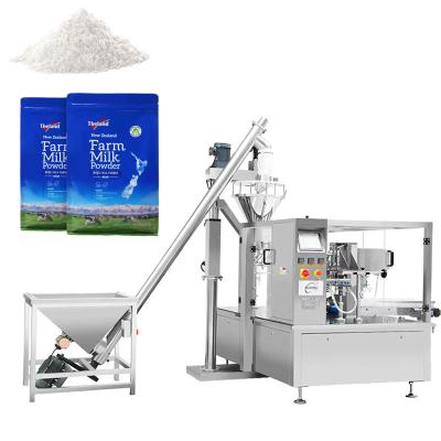 China Food High Accuracy Automatic Doypack Packing Machine 1000g Sachet Powder Filling Packaging Machines for sale