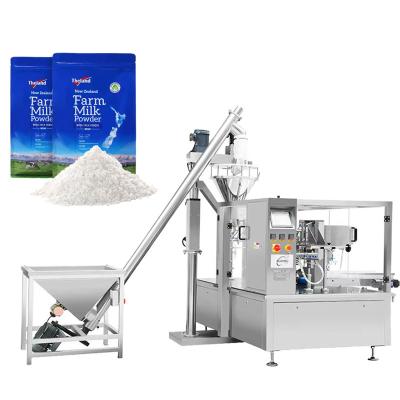 China Food Premade Bag Powder Packing Machine Multi-Lane Automatic Stand Up Pouch Filling And Sealing Machines for sale