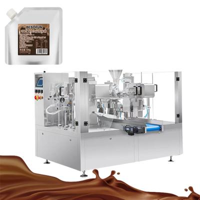 China Food Multi-Function Sauce Premade Bag Packaging Machines Automatic Liquid Sachet Filling Packing Machine for sale