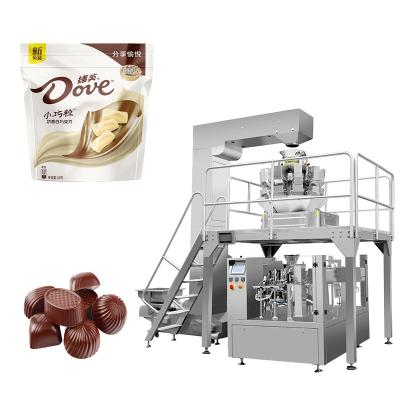 China Food Filling And Sealing Making Machine Production Line Automatic Chocolate Bag Packing Machines for sale